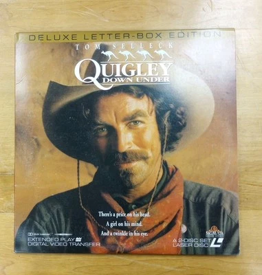 Quigley Down Under 2-Disc Letter Box Western LaserDisc Home Movie - Image 1 of 4
