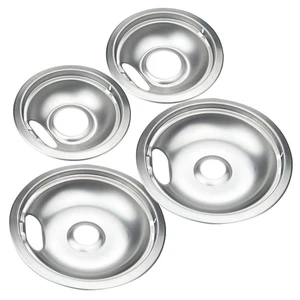Premium Drip Pan Electric Stove Burner Covers for Whirlpool, Maytag, Kenmore ... - Picture 1 of 8