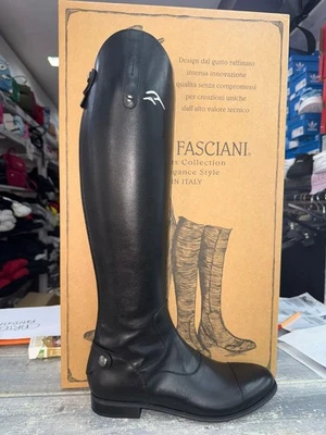 Alberto Fasciani 黑色骑行靴 尺寸 EU41 AF722 — 第 1/4 张图片