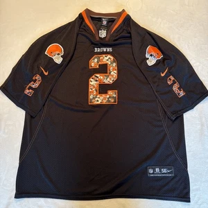 Nike Cleveland Browns Johnny Manziel #2 NFL On Field stitched jersey size 56 - Picture 1 of 14