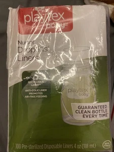 Playtex Drop Ins Einlagen für Baby Stillflaschen 4 Unzen 50 Stück - Box beschädigt - Bild 1 von 2