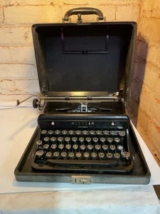 Antique Royal Standard Typewriter In Case - Made In USA - Works - Picture 1 of 11