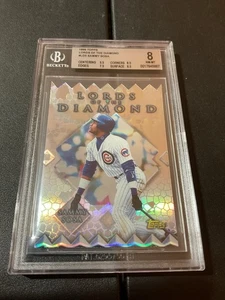 1999 TOPPS SAMMY SOSA LORDS OF THE DIAMOND DIE-CUT REFRACTOR-CUBS-BGS 8-#LD3 - Picture 1 of 4