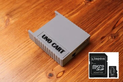 UnoCart Atari 800XL 130XE 65XE XEGS cartridge SDRIVE SD card grey - image 1 of 4