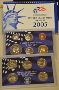 2005-S US Mint Proof Set (11 Coins) w/Box Item # 6612 - Picture 1 of 3