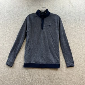 Under Armour Cold Gear Kids’ Quarter Snap Up Blues Sweatshirt Youth Size XL - Picture 1 of 10