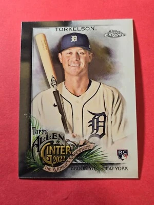 2022 Topps Allen and Ginter Chrome #208 Spencer Torkelson, Rookie, cd1 - Image 1 of 3