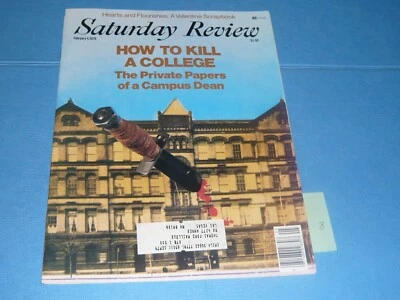 Saturday Review Magazine / February 4 1978 / How To Kill A College / Valentines Foto 1 de 2