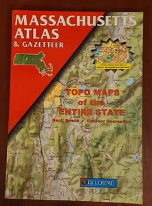 Massachusetts Atlas and Gazeteer Topographic Maps - Picture 1 of 2