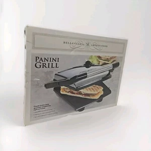 Neu im Karton Panini Grill/Presse, Bella Cucina Artful Food, Edelstahl und schwarz - Bild 1 von 3