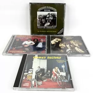 Creedence Clearwater Revival CD Lot x4 Cosmo's Factory, Keep On Chooglin' FATBOX - Picture 1 of 7