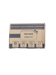 Airtight Food Storage Containers With Snap Lids BPA free - Picture 1 of 1