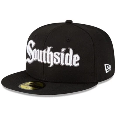 CHICAGO WHITE SOX NEW ERA 59FIFTY SOUTHSIDE CITY CONNECT FITTED HAT BLACK SCRIPT - Image 1 of 4