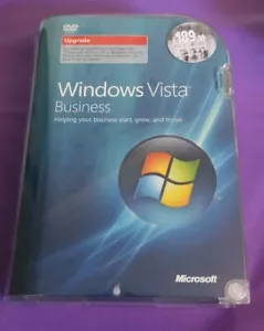 MICROSOFT WINDOWS VISTA BUSINESS UPGRADE GENUINE RETAIL PRODUCT KEY 32 BIT  - Picture 1 of 4