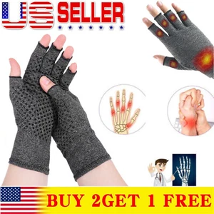 Kompressionshandschuhe Arthritis Schmerzlinderung Karpaltunnel Hand Handgelenk Bandage Unterstützung - Bild 1 von 12