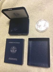 2003 W American Silver Eagle Proof  ● Box ● Clamshell ● 1 troy ounce - Picture 1 of 10