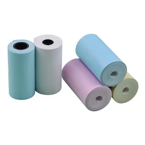5pcs Color Thermal Paper Roll Set 57x30mm/2.17x1.18in Photo Picture Receipt C3Q7 - Picture 1 of 10
