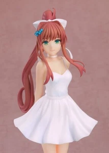 POP UP PARADE Doki Doki Literature Club! Monika White Dress ver Figure Anime - Picture 1 of 9
