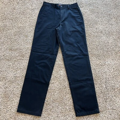 Pantalones de vestir Dockers juveniles talla 10 largos negros caqui defensor de manchas Foto 1 de 4