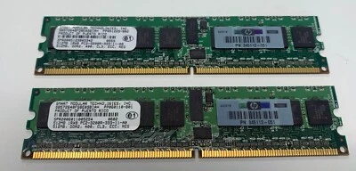 HP 345112-051 1GB Kit (2x 512MB) DDR2 PC2-3200 ECC - Image 1 of 2