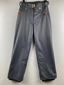 Ride Snowboards Snow Pants Womens Small S Grey Wide Leg Nylon Waterproof Skiing - Picture 1 of 12