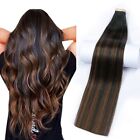 ShowJarlly 16 Inch Tape in Hair Extensions 20pcs Ombre Tape Ins Hair Extensio...