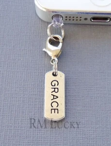 Grace Tag Handy Anhänger Anti Staubdicht Stecker Ohr Kappe Buchse C96 - Bild 1 von 2