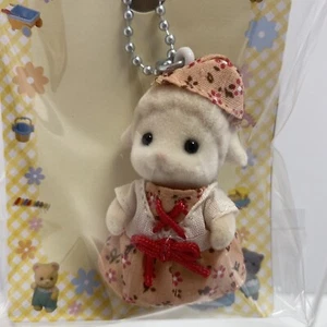 Sylvanian Families Calico Critters Sheep Baby Keychain Key Ring Japan - Picture 1 of 11