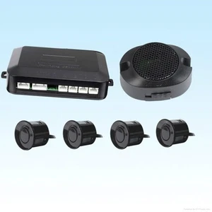 KIT 4 SENSORI PARCHEGGIO NERI CICALINO SENZA DISPLAY AUTO FURGONE RETROMARCIA ** - Foto 1 di 4