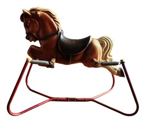 Vintage 1960's Rocking Bouncing Horse on springs Kids Toy Good Condition - Picture 1 of 14