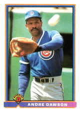 1991 Bowman #429 Andre Dawson Copyright E* Chicago Cubs HOF