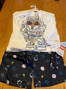 Cat & Jack Unisex Kids Pajama Space Fox - Picture 1 of 3