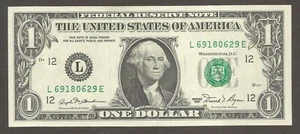 United States of America 1 Dollar 1981; UNC; F-1911L; Washington; San Francisco - Picture 1 of 2