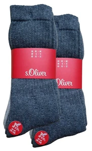 6 Paar "S.OLIVER" Sport- / Freizeit- /Arbeits- Socken  grau/anthra  Frotteesohle - Bild 1 von 4