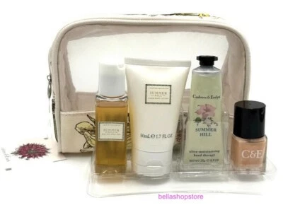 RARO Crabtree and Evelyn Summer Hill Set de Regalo 5 Piezas Loción Crema de Manos Ducha Foto 1 de 3