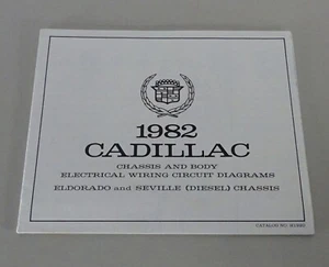 Elettrico Schema Wiring Diagram Cadillac Eldorado Seville Diesel Chassis - Foto 1 di 2