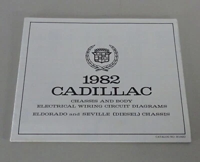 Elettrico Schema Wiring Diagram Cadillac Eldorado Seville Diesel Chassis - Immagine 1 di 2