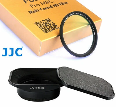 JJC LH-JX100FII lens Hood 49mm Nano UV Filter for Fuji X100s X100 X100T X100F