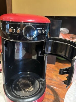 Kitchen Aid  Stainless  Cafe. Maker. Parts. Available. Working .kcm222 Ero  Red - Image 1 of 3