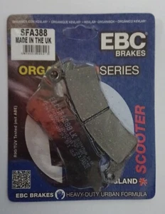 EBC Organic FRONT Disc Brake Pads Fits HONDA SWT400 / FJS400 (2009 to 2016) - Picture 1 of 6