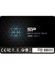 Silicon Power SSD 256GB 3D NAND A55 SLC Cache Performance Boost 2.5 inch SATA - Picture 1 of 7