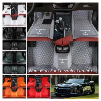 Fit Chevrolet Camaro SS Handmade Car Floor Mats Transformer Auto Liners Carpets — 第 1/4 张图片