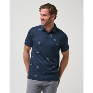 NWT Travis Mathew Beach Creature Polo in Total Eclipse size XL - Picture 1 of 7