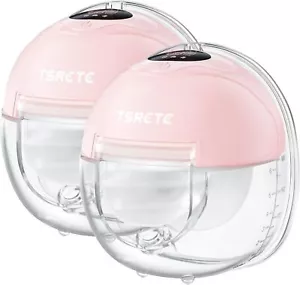 BITTE LESEN - TSRETE tragbare elektrische Milchpumpe LCD 3 Modi 12 Stufen pink - Bild 1 von 8