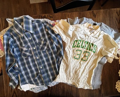 Lote De 5 Camisas De Colección Años 70 80 Niños Camisa Occidental Camisas Deportivas ET Vibe So 7-8 Foto 1 de 4