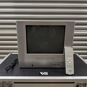 Retro Gaming TV - Toshiba MD14FP1 14" CRT TV DVD Retro Gaming + Remote Tested - Picture 1 of 10