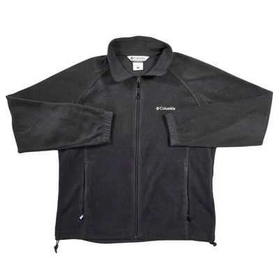 Женская флисовая куртка Columbia Sportswear на молнии темно-серая размер L для улицы - Изображение 1 из 4