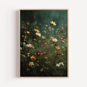 Vintage Wildflower Wall Art Print | Botanical Floral Poster | Nature Home Decor - Picture 1 of 5