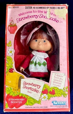 🍓Muñeco Strawberry Shortcake vintage (1980) con peine NUEVO Foto 1 de 4