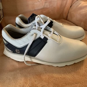 NEW Mens FootJoy Pro|SL Carbon Golf Shoes 53082 Blue/white Size 11 Medium - Picture 1 of 7